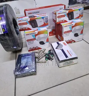 HikVision 4 Channel 2Way Audio CCTV Kit –Full Color Video Day Night