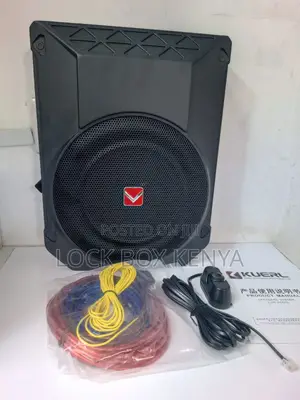 KUERL P10 800W 10" Powered Under Seat Car Subwoofer