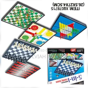 5 in 1 Family Board Game