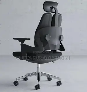 Fabric Dual Back Adjustable Desk Chair