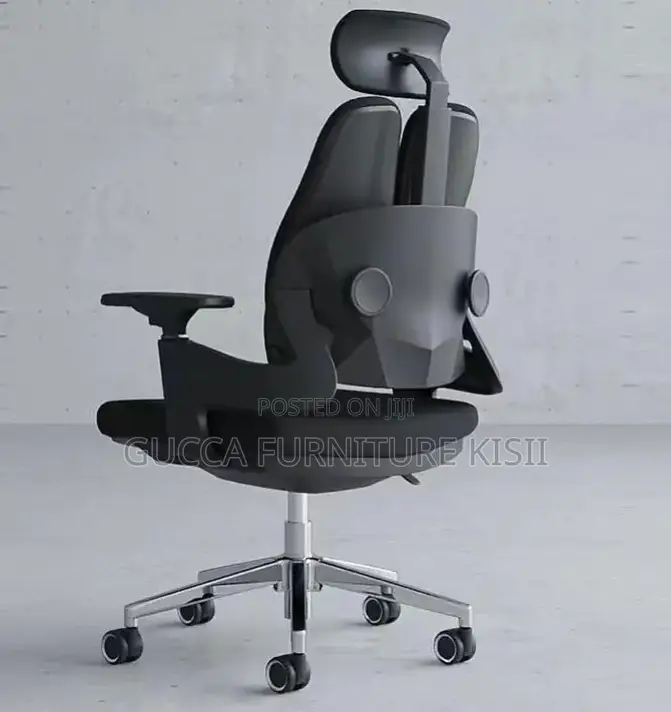 Fabric Dual Back Adjustable Desk Chair