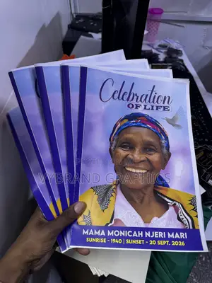 8 Page Laminated/Unlaminated Burial Program