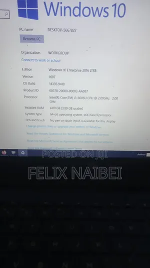 Laptop HP 4GB Intel Core i3 SSD 500GB