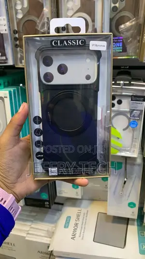 Cases With MagSafe and Camera for iPhone 17 Pro Max in Blue and Black