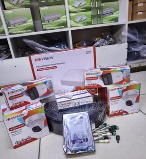 Hikvision 4 Channel ColorVu CCTV Kit With 2WAY AUDIO DVR 4Cameras