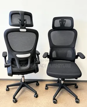 Office Chair: Black Elgonomic Office Chair