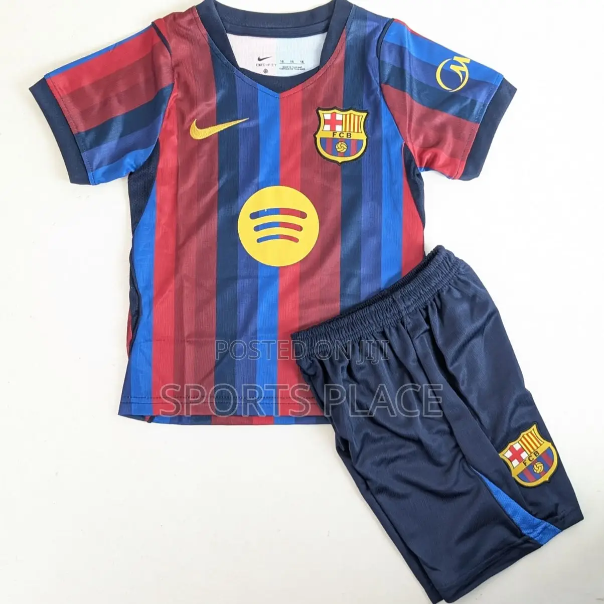 Barcelona Jersey 26/27 Home Colours - Kids Jersey Kit