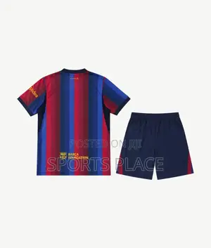 Barcelona Jersey 26/27 Home Colours - Kids Jersey Kit