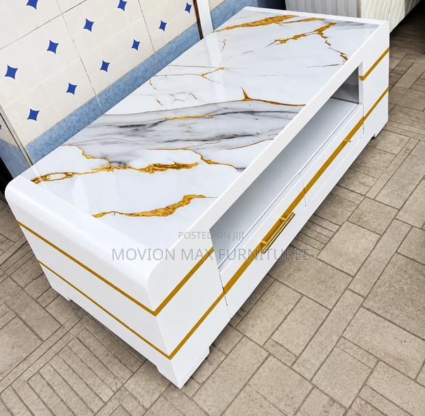 Coffee Table Modern Furniture Rectangular Table - thumbnail 2