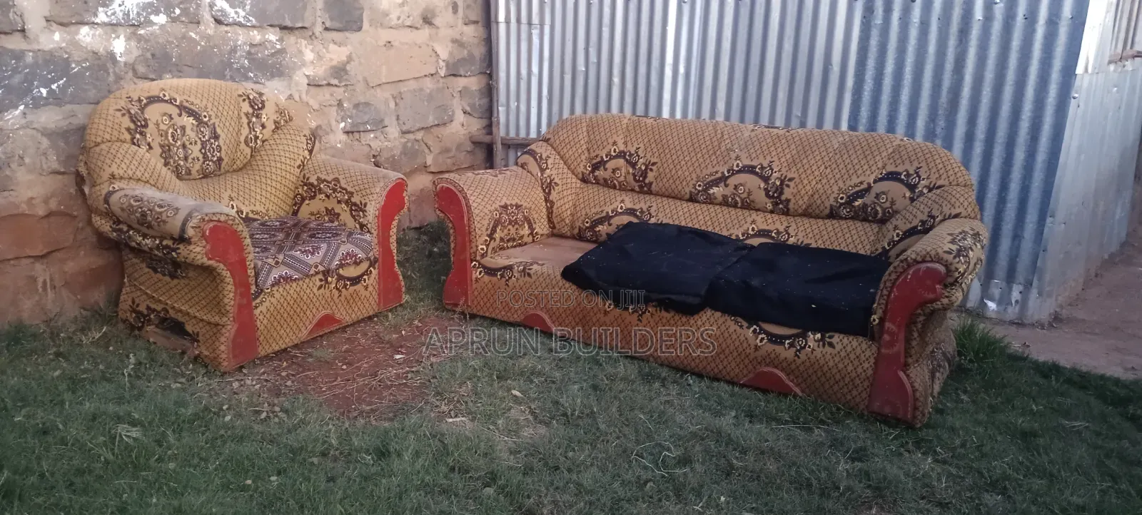 3 and 1 Seater Used Chairs
