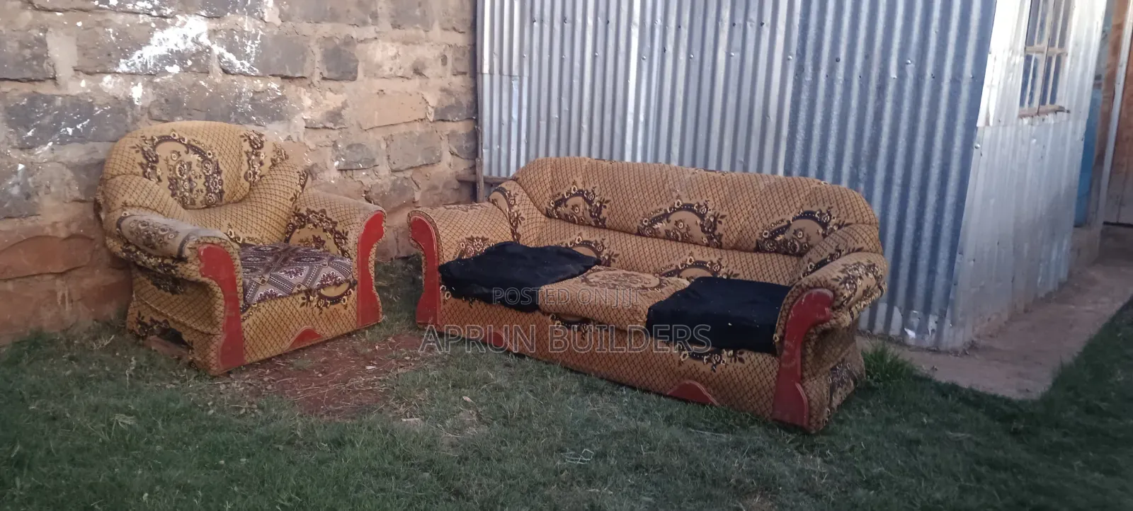 3 and 1 Seater Used Chairs
