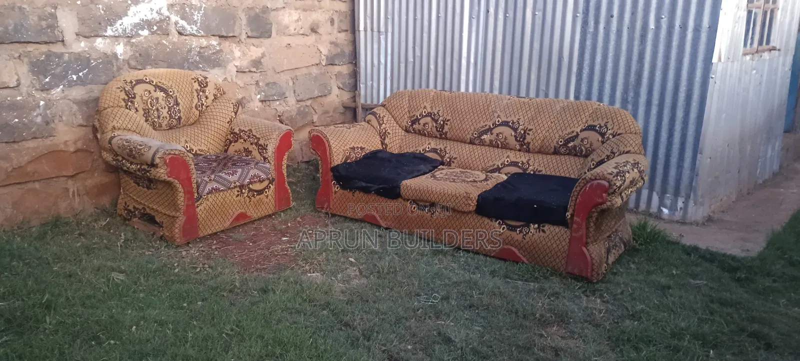 3 and 1 Seater Used Chairs