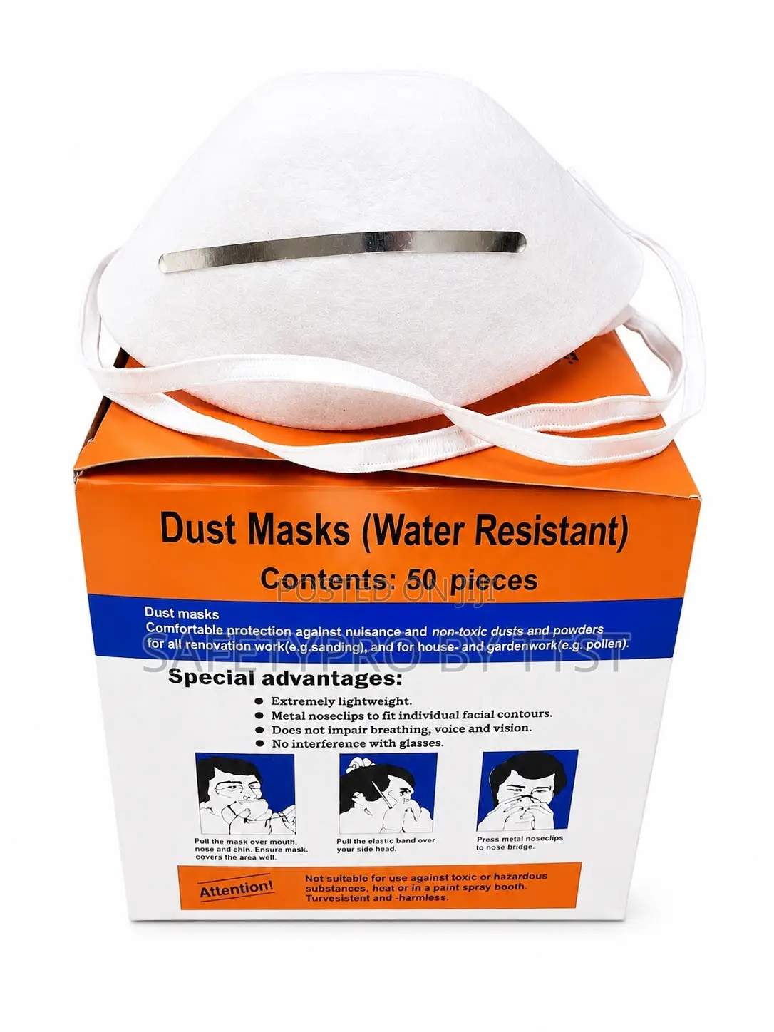 Orange Dust Masks