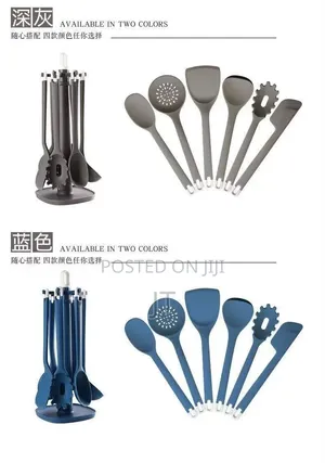 7pcs Silicone Serving Spoon Set