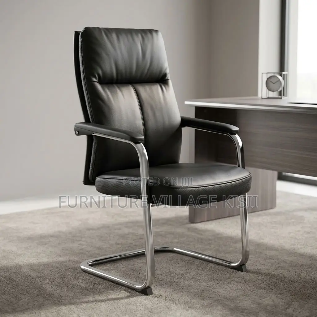 Leather Padded Visitor Seat