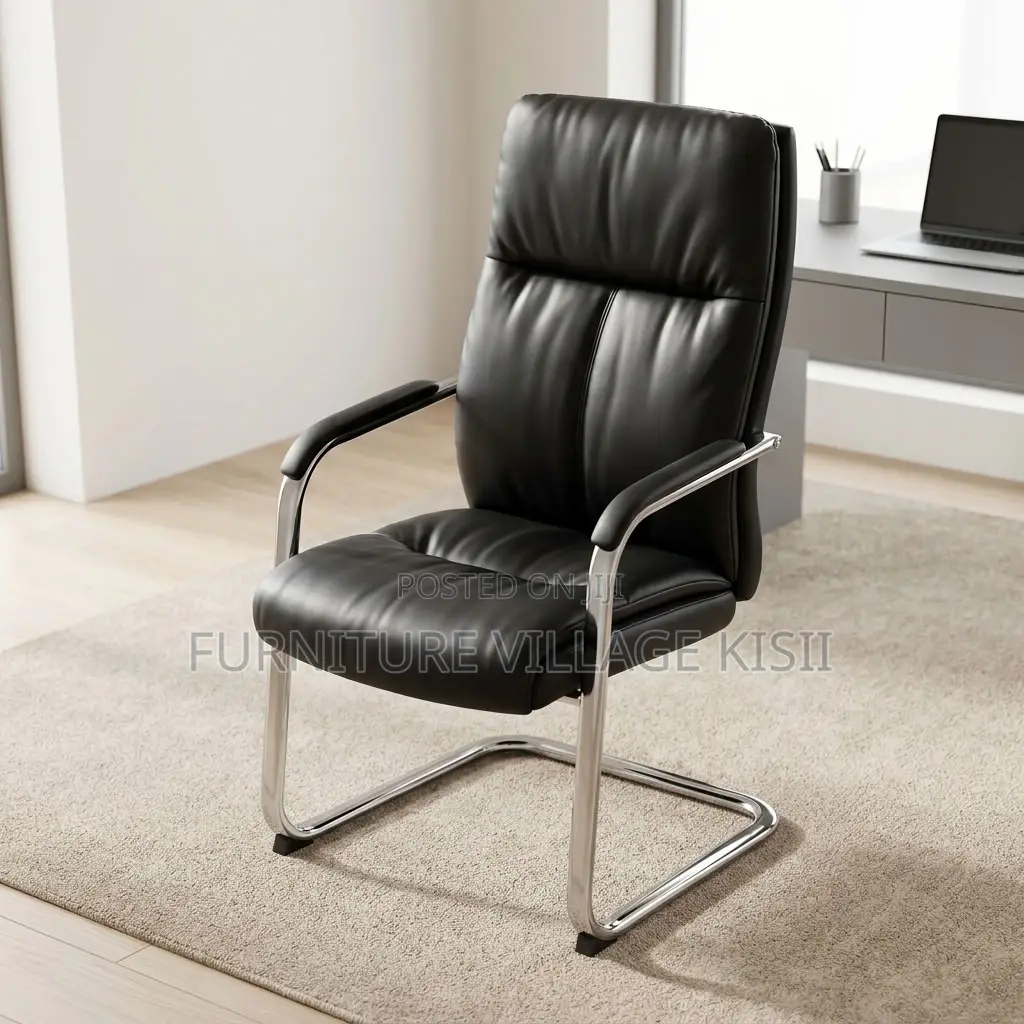 Leather Padded Visitor Seat