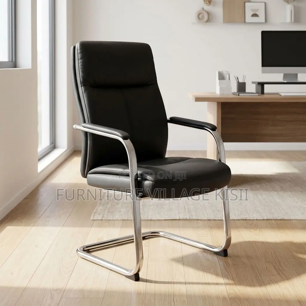 Leather Padded Visitor Seat