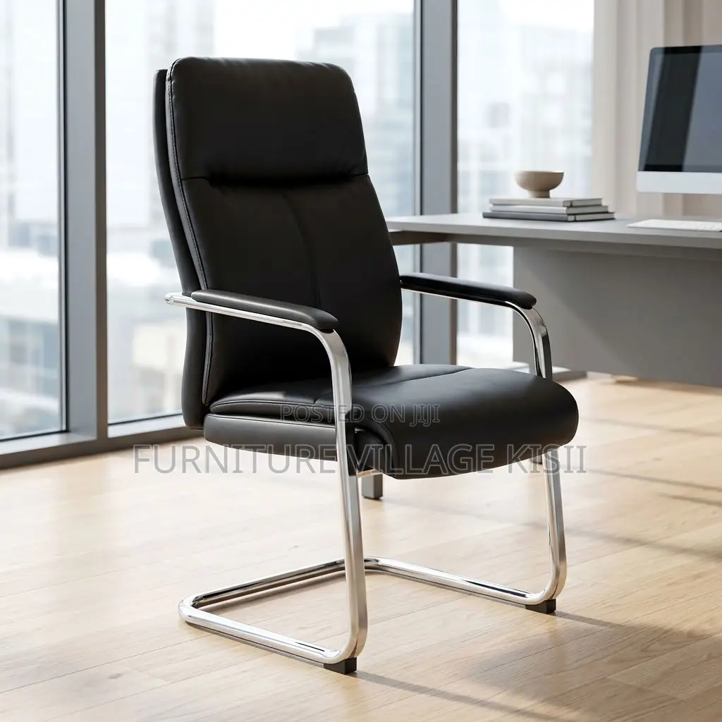Leather Padded Visitor Seat