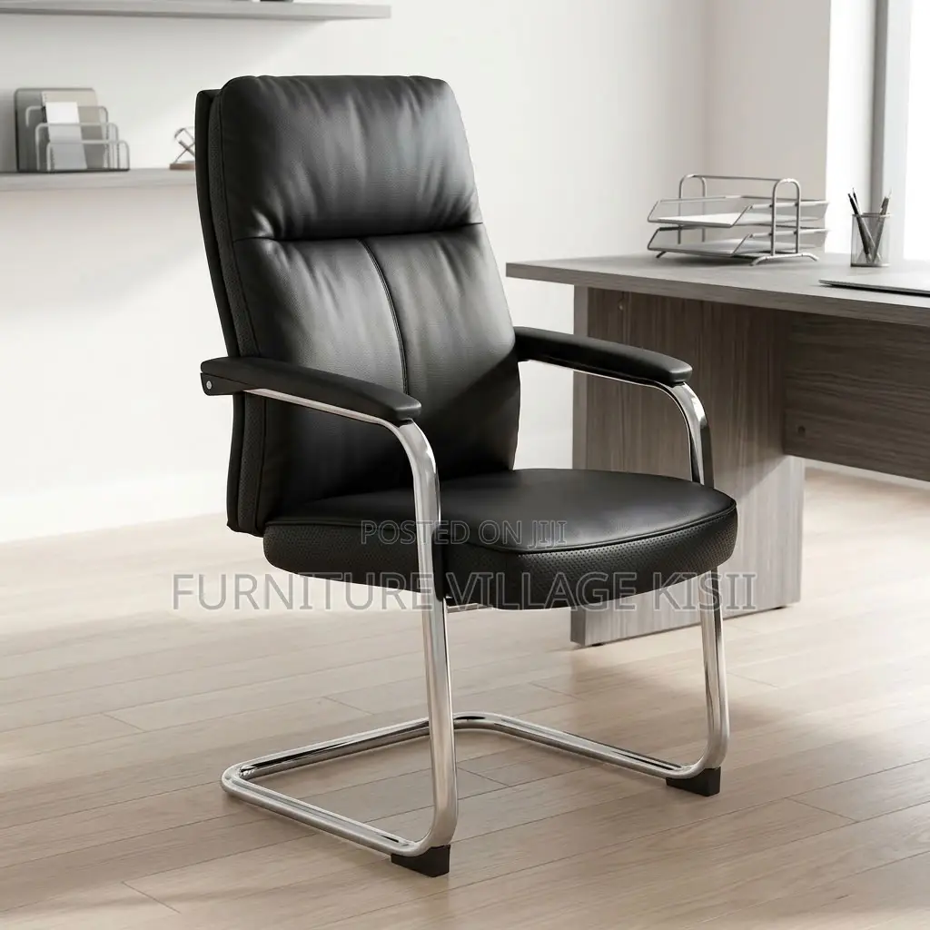Leather Padded Visitor Seat