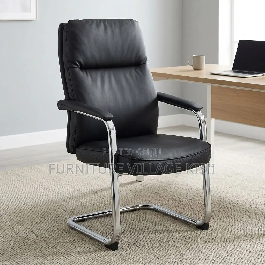 Leather Padded Visitor Seat