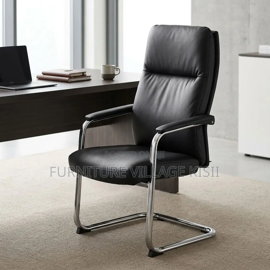 Leather Padded Visitor Seat