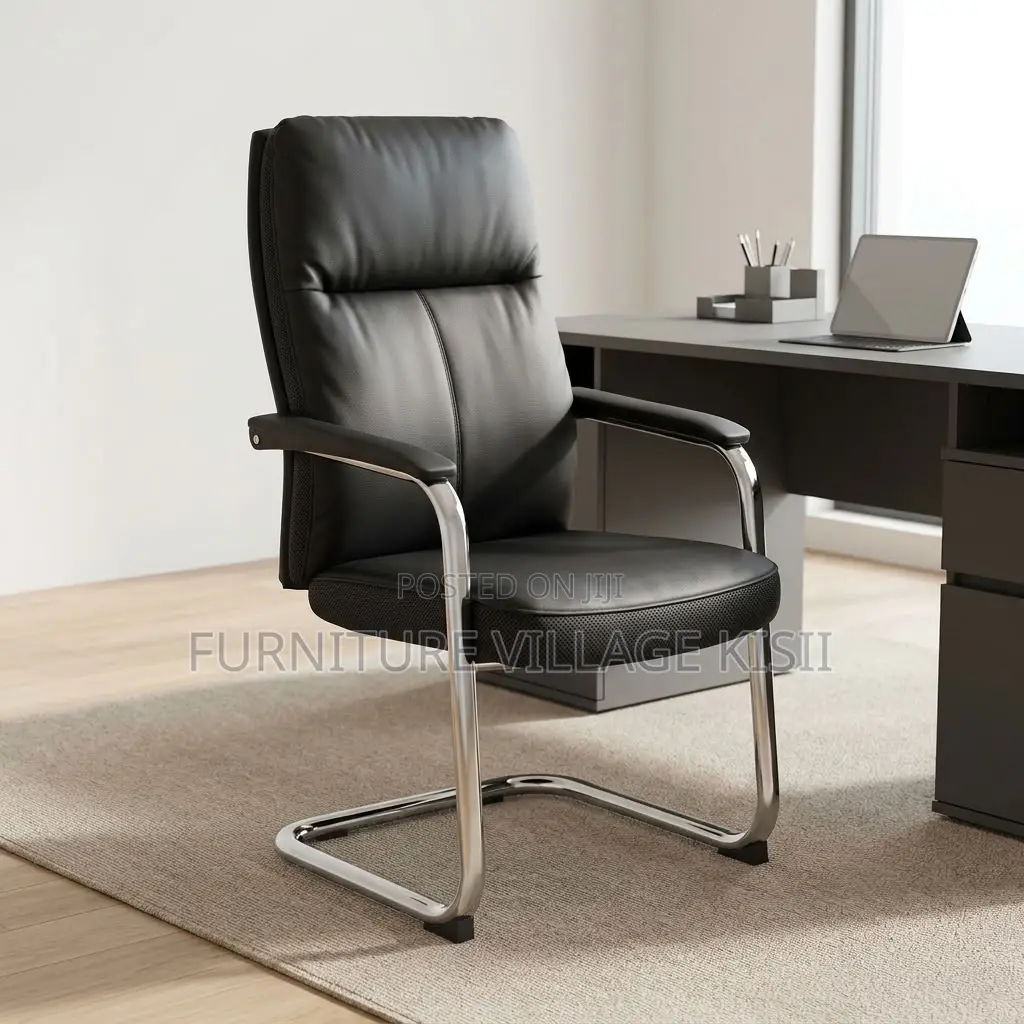 Leather Padded Visitor Seat