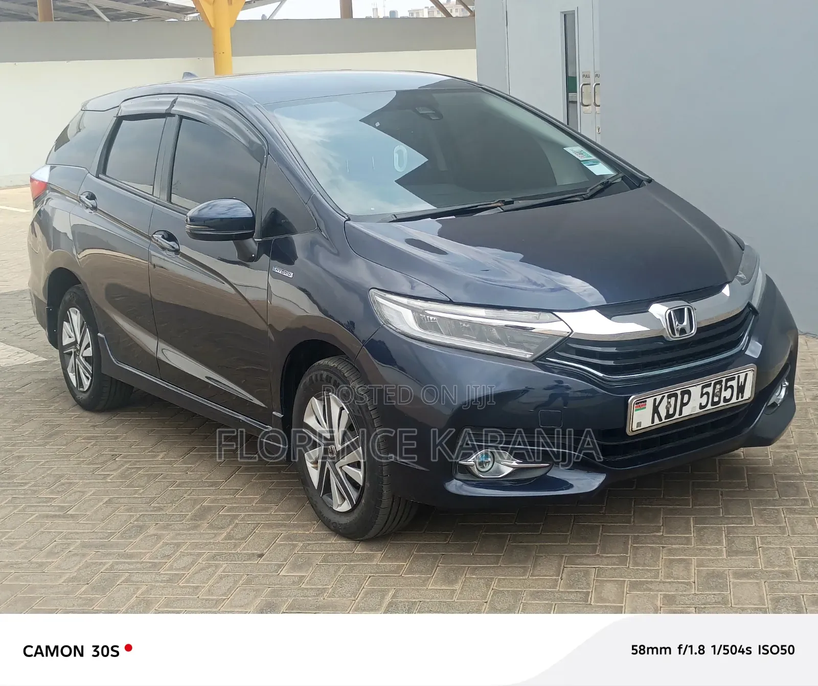 Honda Fit Shuttle 2017 Blue
