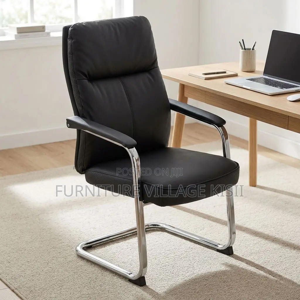 Leather Padded Visitor Seat