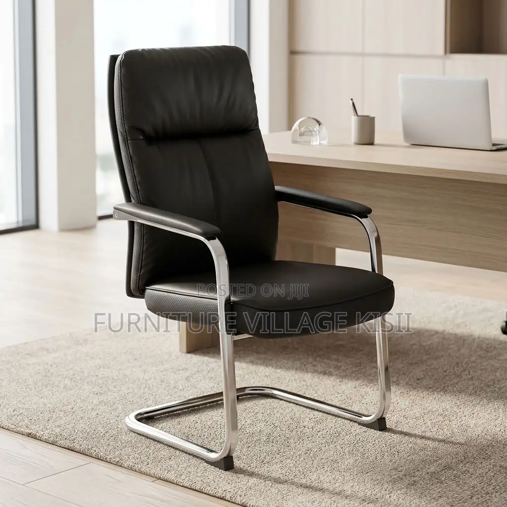 Leather Padded Visitor Seat