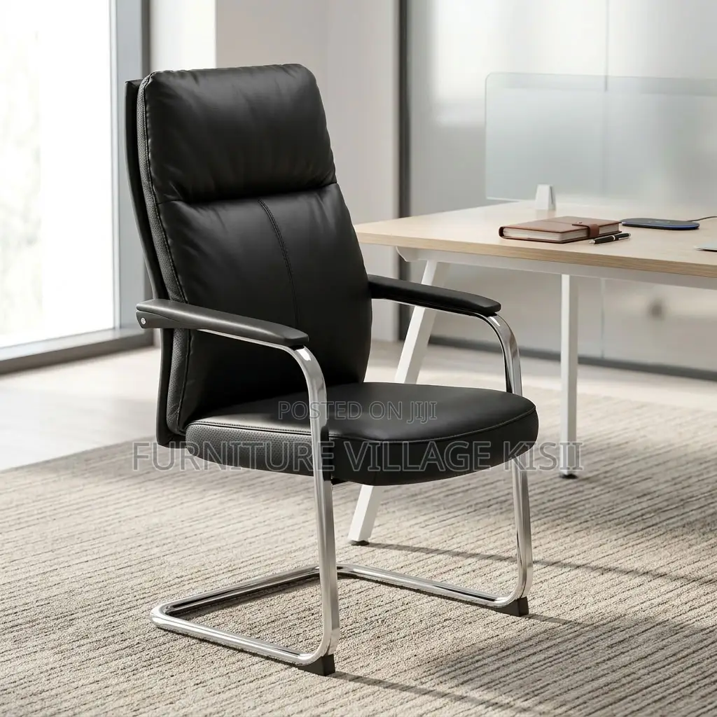Leather Padded Visitor Seat