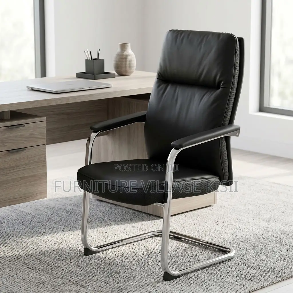 Leather Padded Visitor Seat