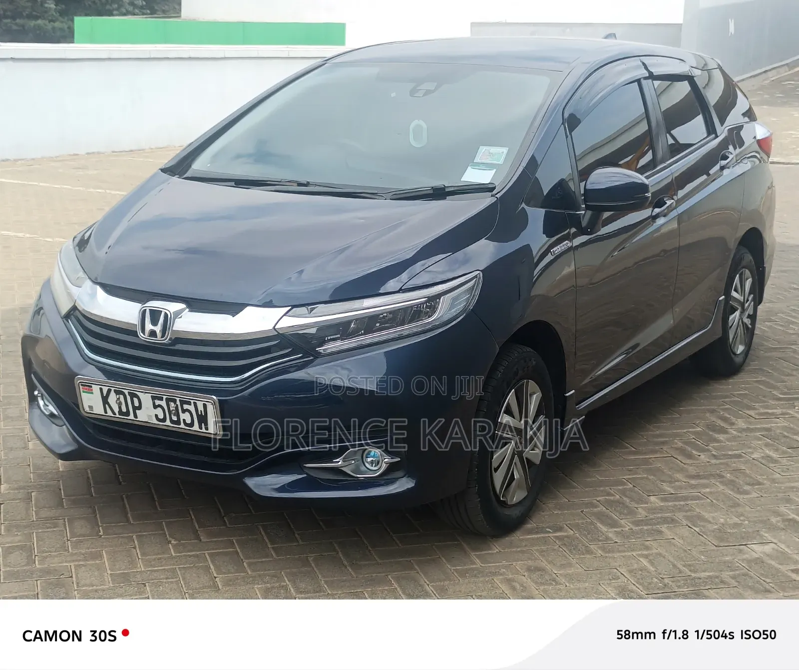 Honda Fit Shuttle 2017 Blue