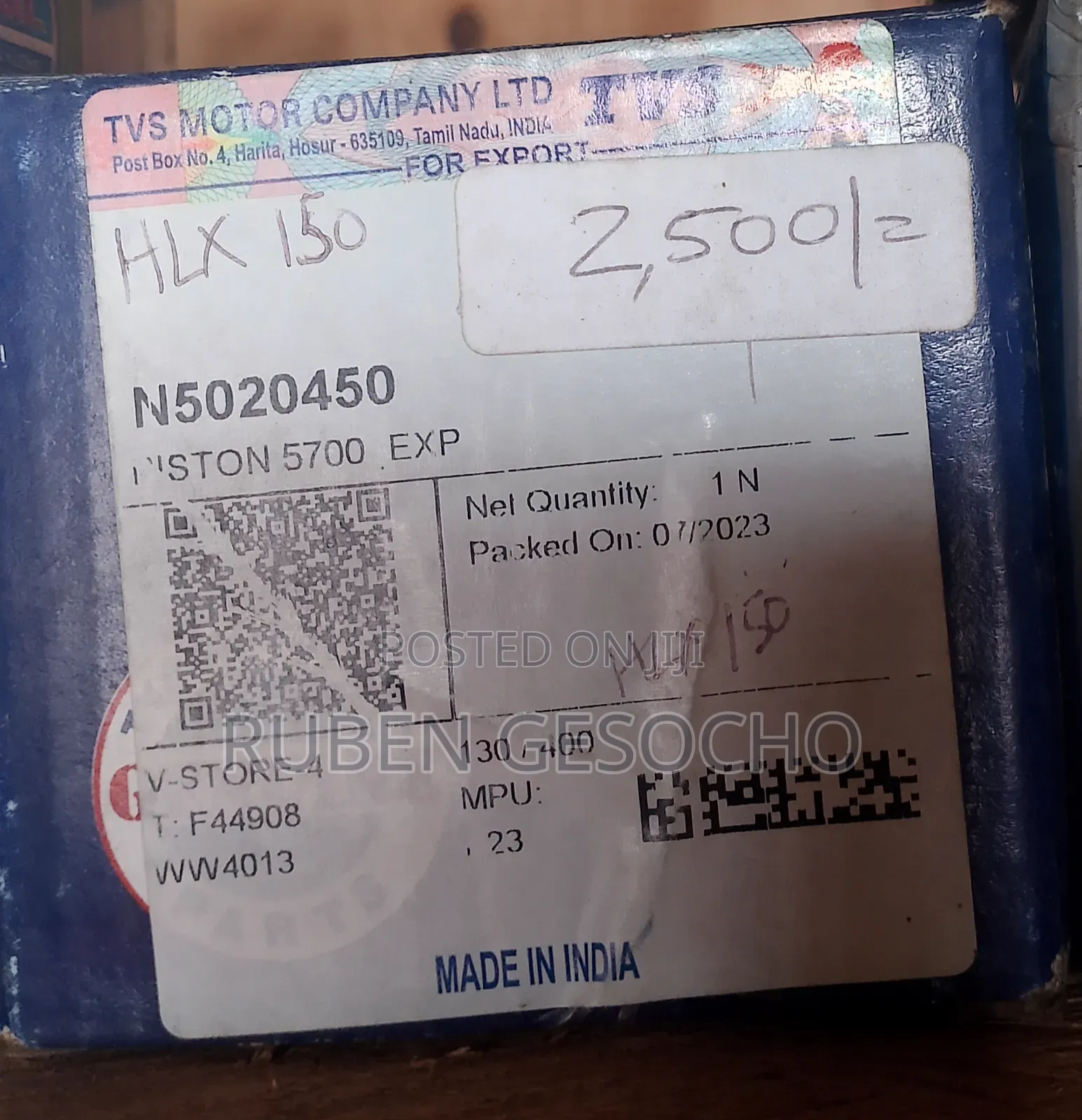 Piston HLX 150
