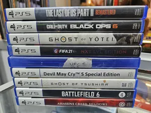 Ghost of Tsushima, Battlefield 6, Assassins Creed Shadows PS5
