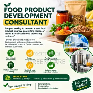 Food Product Development Consultant