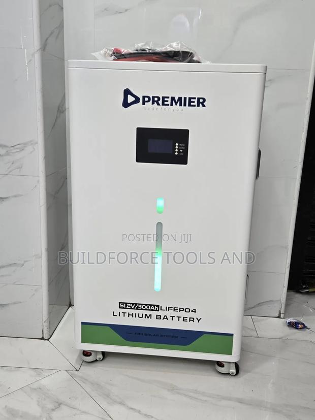 Premier 51.2V 300Ah 15.36kWh LiFePO4 Lithium Solar Battery