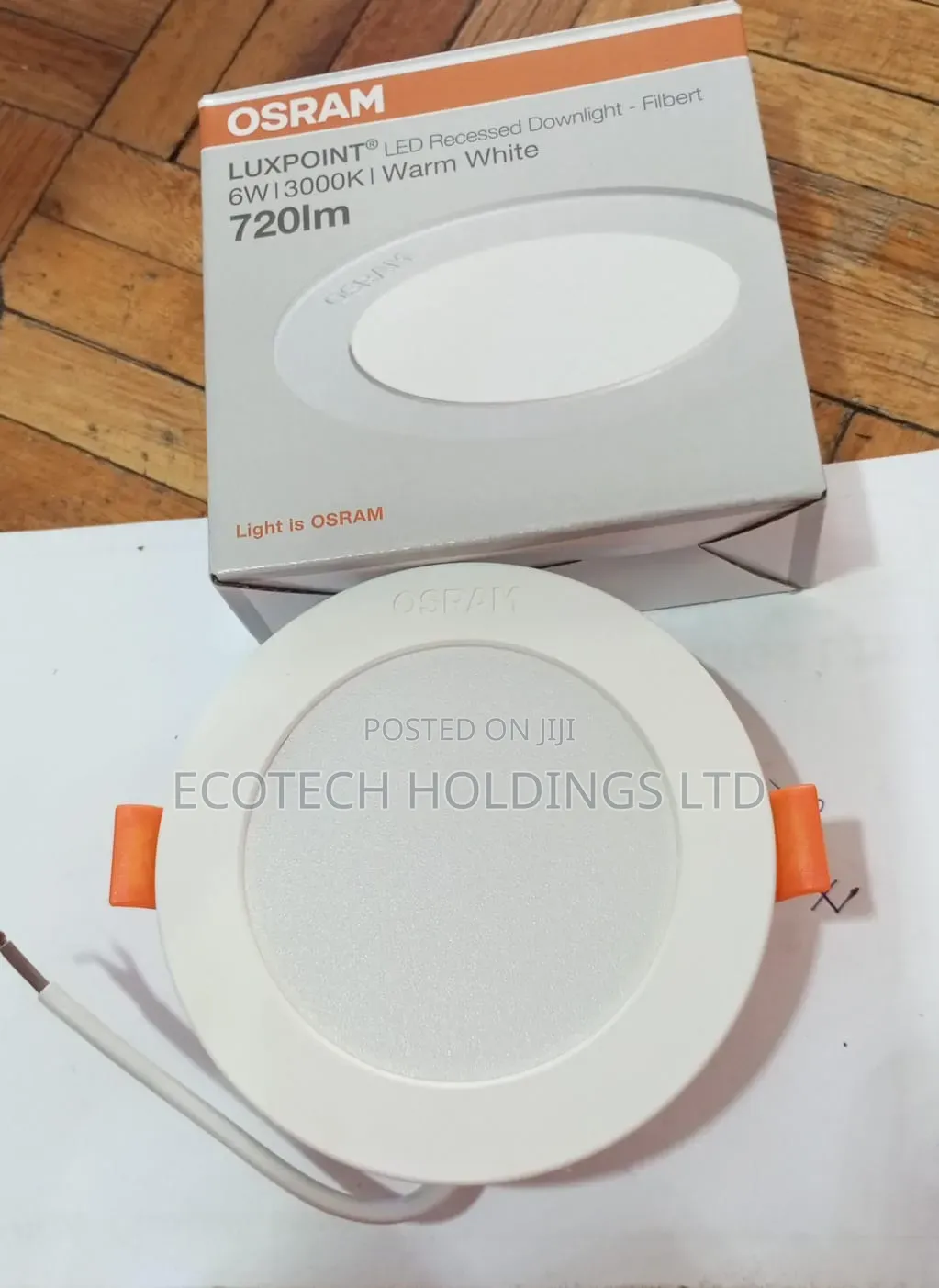 6wts Warm White Osram Ceiling Downlighters