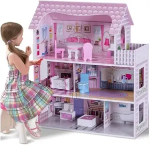 Kids Wooden Dollhouse