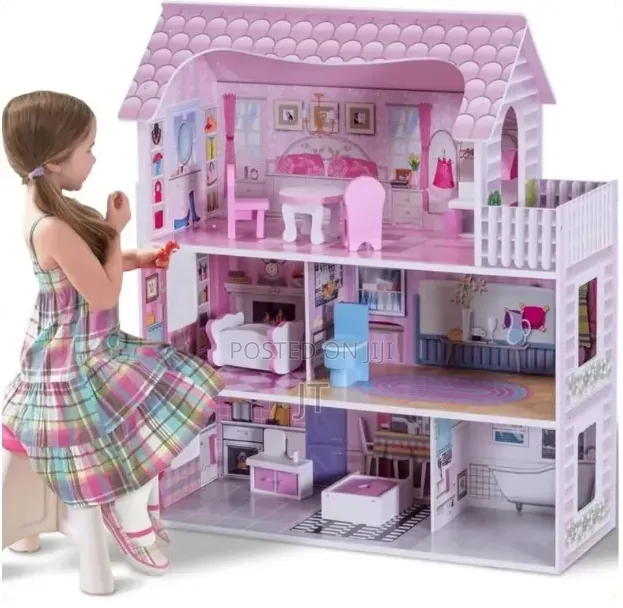 Kids Wooden Dollhouse