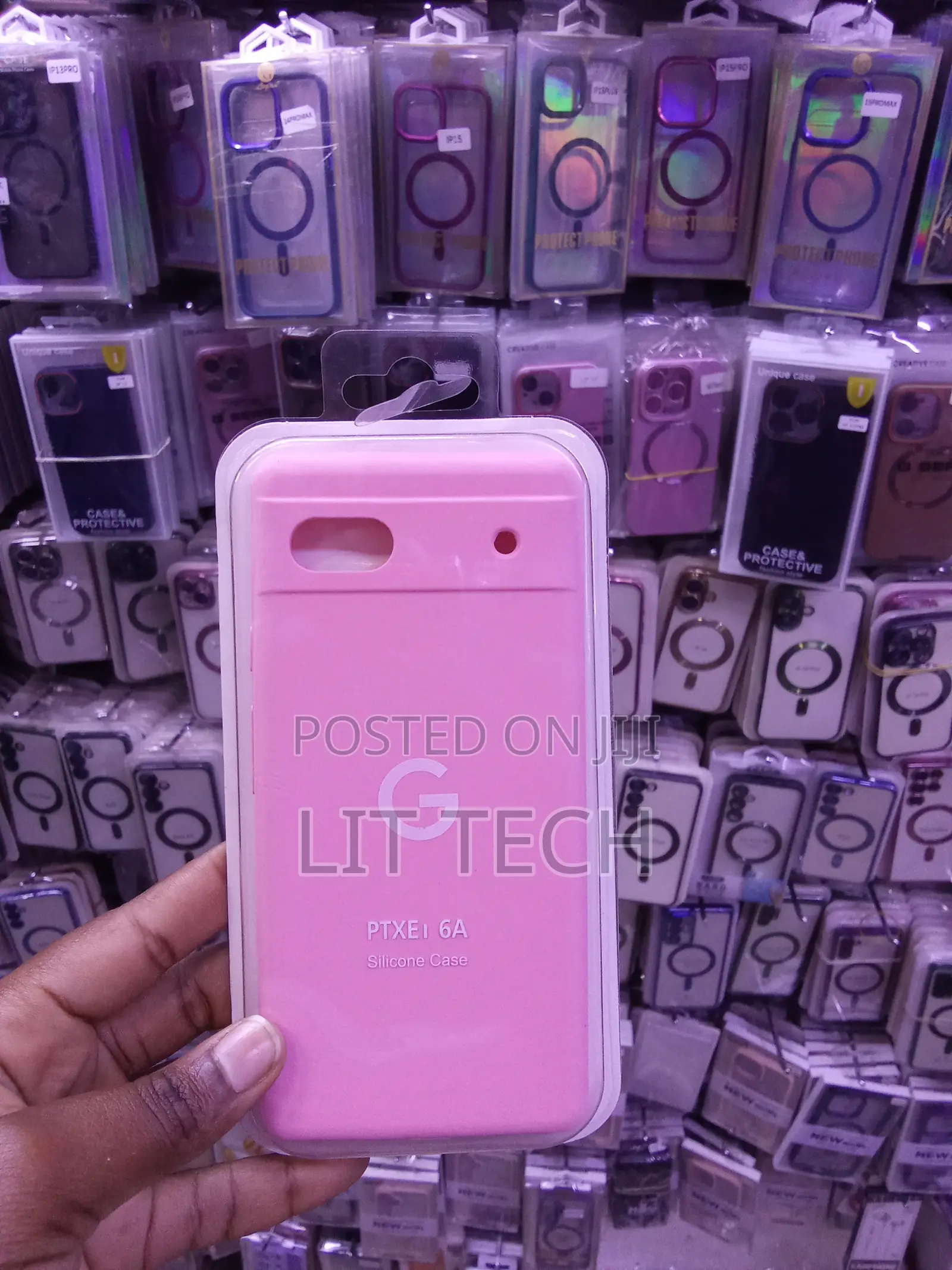 Pink PIXEL 6A Silicone Case Designed Specifically for Google Pixel 6a