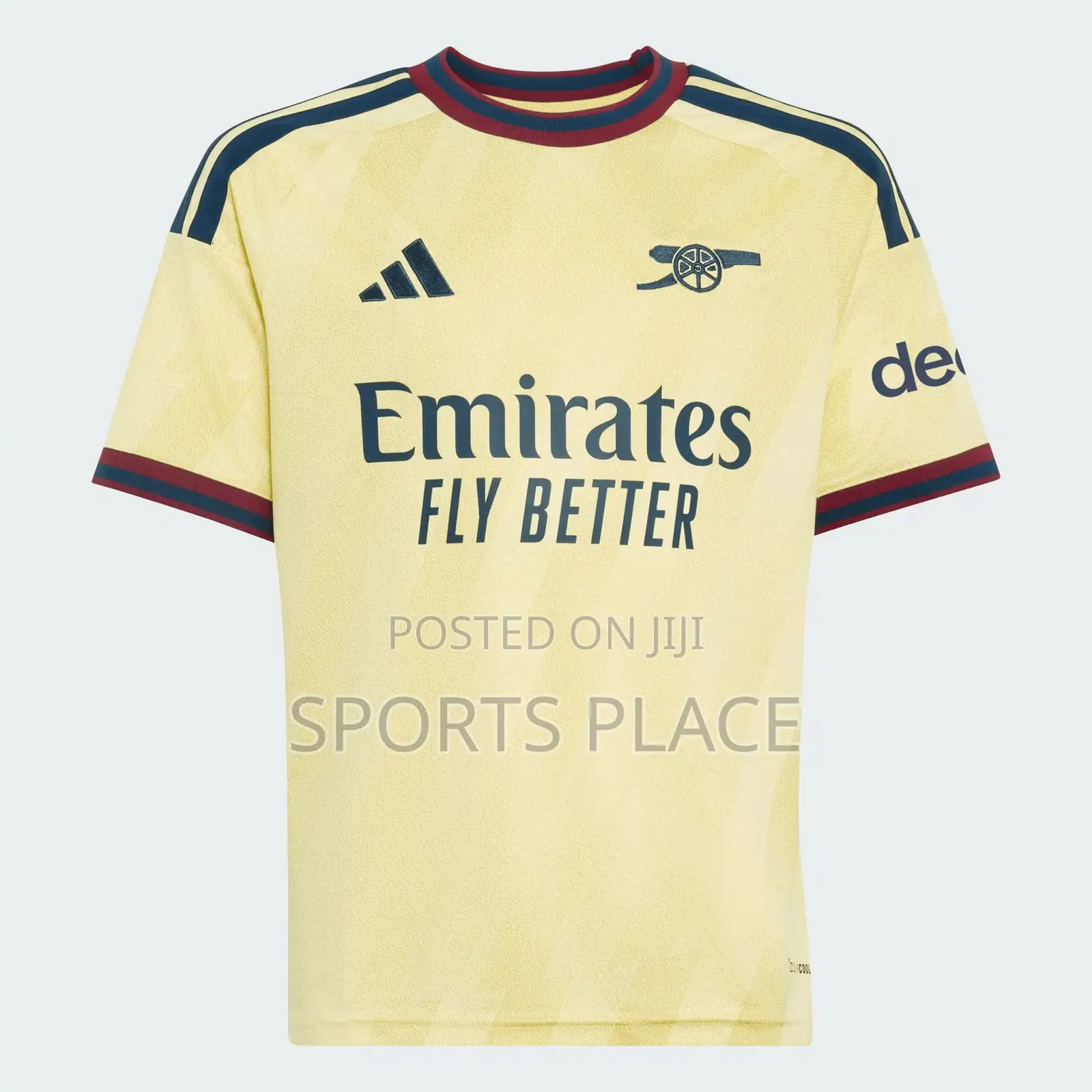 Arsenal Adidas Yellow 3rd Kit - Kids Jersey - 2026-27