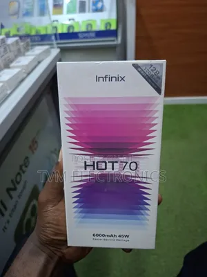 New Infinix Hot 70 128 GB Silver