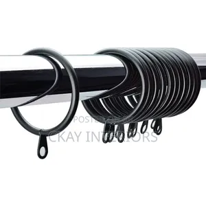Smooth Glide, Secure Hold and a Neat Appearance With Drapery Rings