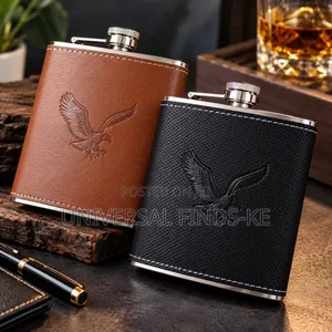 Stainless Steel Whiskey Flask Bottle Portable Hip Flask With Screw Cap