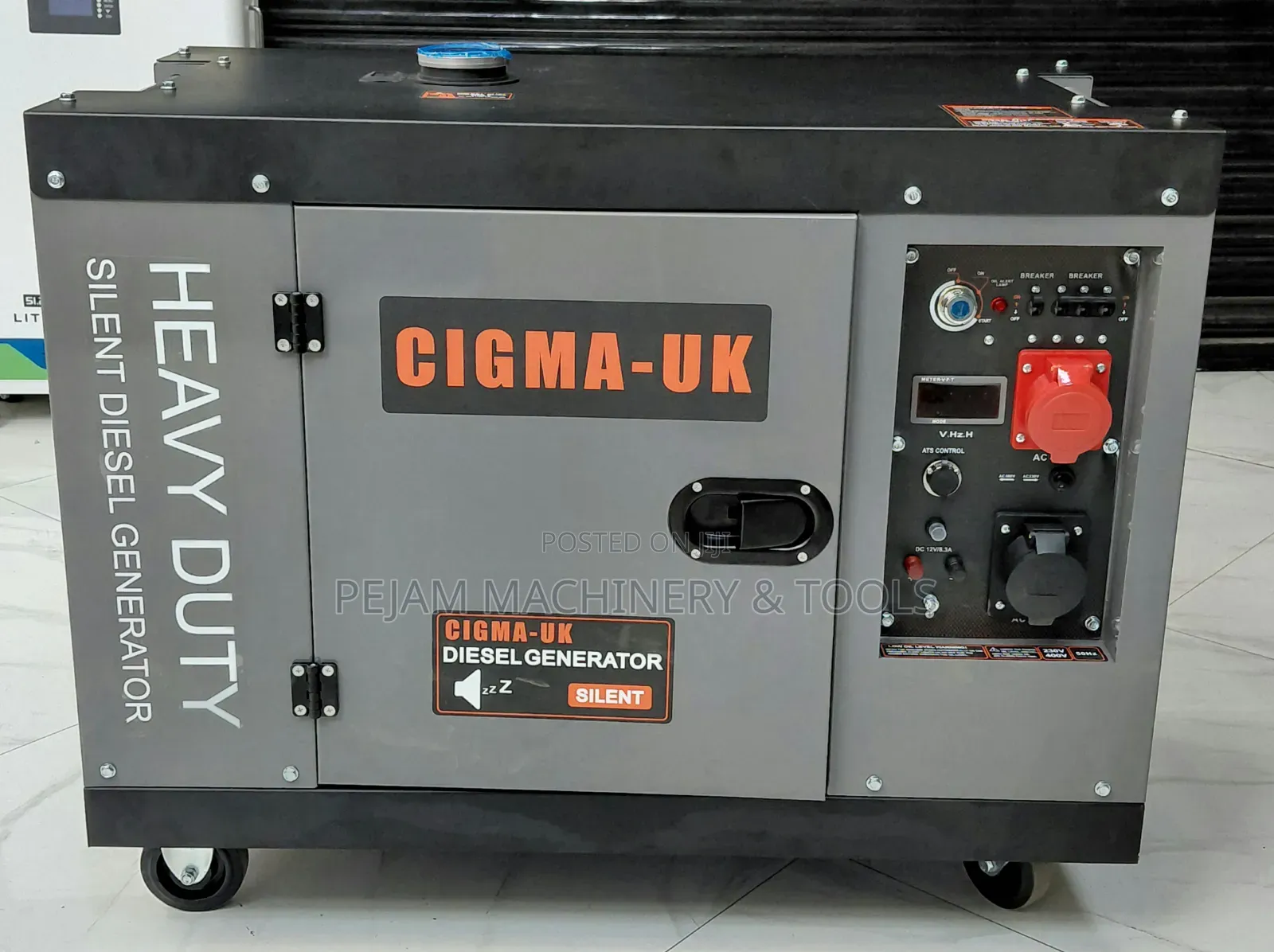 Cigma-Uk Heavy Duty Silent Diesel Generator