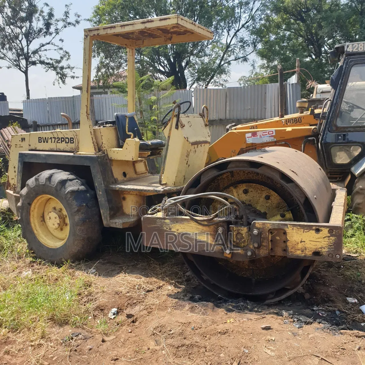 Bomag 7 Tonne Roller and Ship Foot
