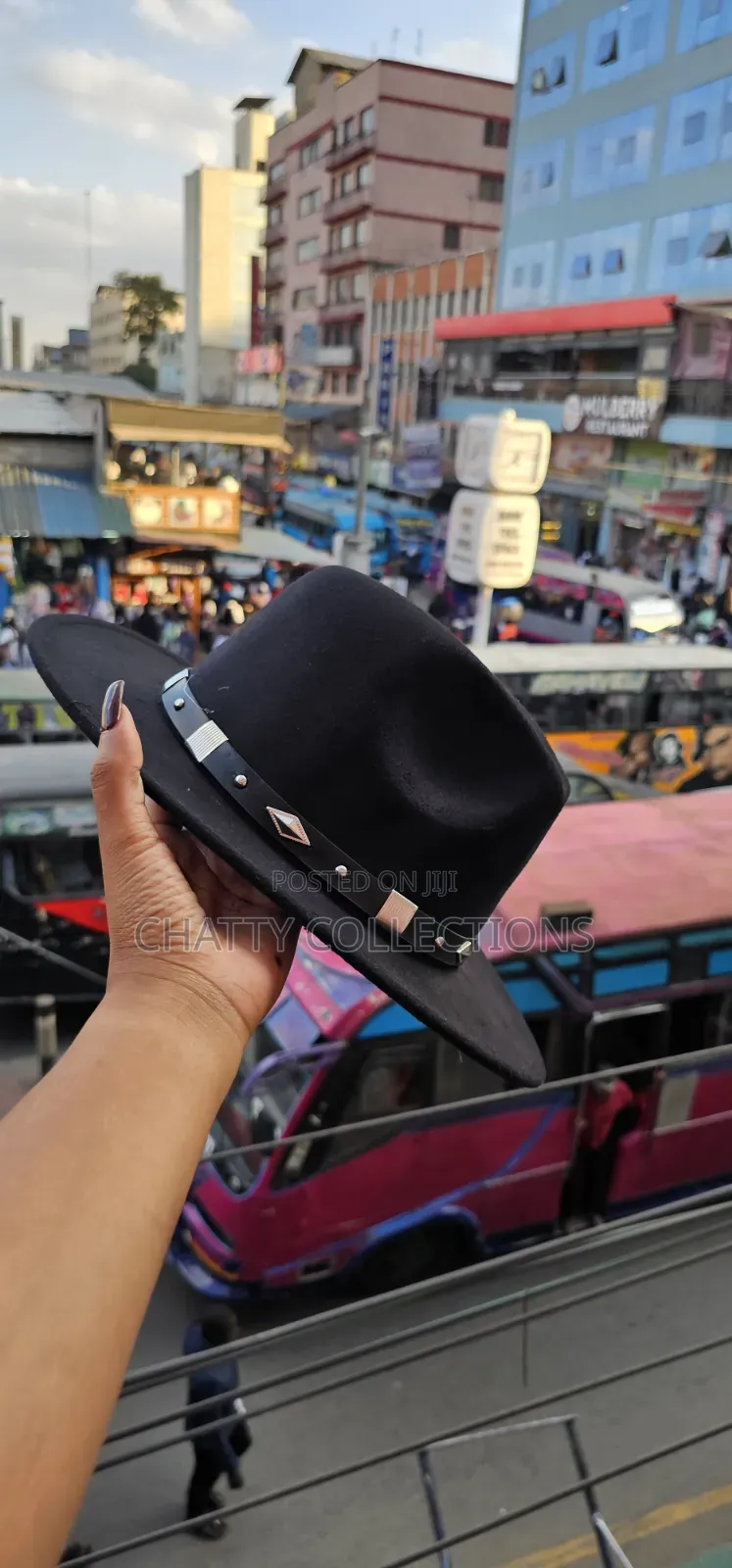 Black Timeless Unisex Widebrim Fedora Hat