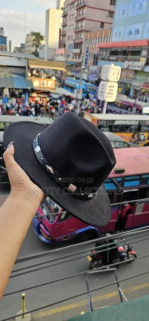 Black Timeless Unisex Widebrim Fedora Hat