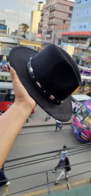 Black Timeless Unisex Widebrim Fedora Hat