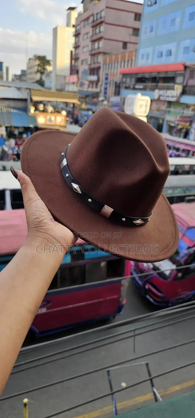 Coffee Brown Timeless Unisex Widebrim Fedora Hat